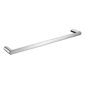 304 Stainless Steel Round Single Towel Rail Wall Mounted Bathroom Towel Rack Holder Towel Bar Chrome Wholesale