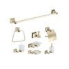 Bathroom Hardware Factory Wall Mounted Square Gold Bathroom Accessories Set