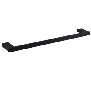 Bathroom Hotel Towel Bars Rail Hanger 304 Stainless Steel Wall Mount Matt Black Finish Single Towel Rack