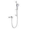 Cheap Shower System Rainfall Shower Head Adjustable Shower Bar with Valve Faucet for Bathroom