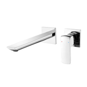 Chrome Finished Wall Mounted Single Handle Brass Basin Tap Factory Wholesale Mirror Plating Oiled Brushed Bathroom Faucet Mixer