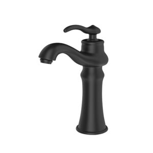 Classical Design Matt Black Single Handle Wash Basin Mixer Taps Thermostatic Basin Faucets Cold Water Cupc Hotel Bathroom Faucet