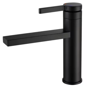 Deck Mounted Modern Single Handle Basin Water Tap Brass Black Basin Faucets Mixers Vanity Taps