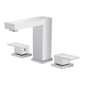 Factory Price Three Holes Deck Mounted Chrome Brass Hot and Cold Basin Mixer Taps for Basin