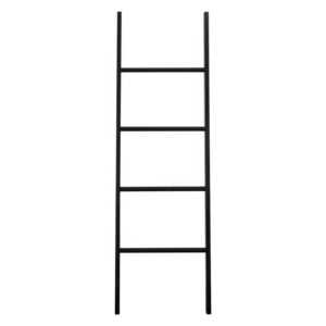 Factory Supply Standing Rack Solid Wooden Bathroom Ladder Towel Rack
