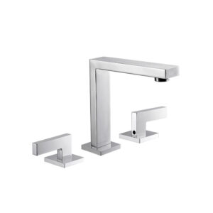 Factory Wholesale Custom Color Modern Style Faucet Two Lever Faucet Basin Mixer Tap for Bathroom