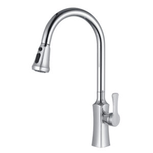 Factory price stainless steel 304 pull out kitchen faucet (4)