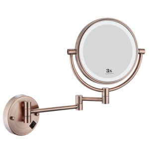 Glass Led Vanity Light Mirror Small Portable Led Makeup Mirror for Bathroom Makeup