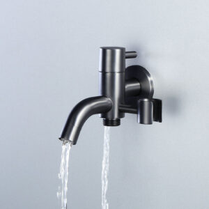 Gun Metal Grey Travel Bidet Faucet Stainless Steel 304 Portable Handheld Toilet Bidet Sprayer