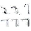 Hands-free induction basin faucet non-contact faucet