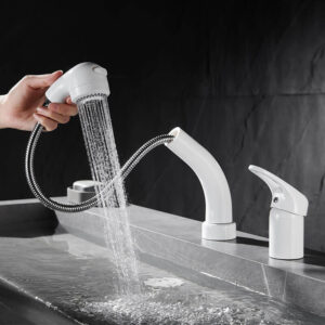 High Quality And Durable Bathroom Water Saving Wash Basin Faucet Modern Pull Out Basin Faucets (1)