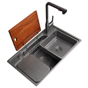 High Quality Stainless Steel Single Bowl Kitchen Sink Durable