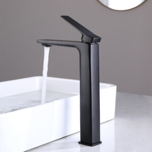 High quality stainless steel matte black single handle faucet sink faucet