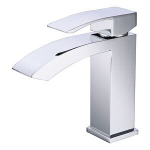 Hot Cold Water UPVC Basin Faucets Hot Sale Single Handle Chrome Finish Lead-Free Modern Design Brass Bathroom Faucets
