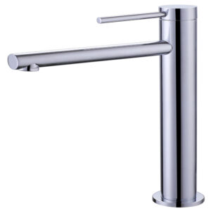 Hot Sale Modern Single-Handle Chrome Ceramic Cartridge Basin Faucet Tap Brass Bathroom Basin Tap