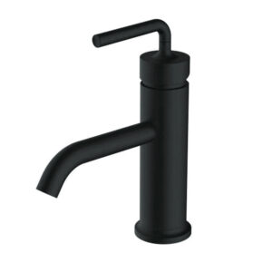 Hot Sale Modern Single-Hole Basin Faucet with Matt Black Finish Hot & Cold Water Single Handle Ceramic Cartridge Brass Basin Tap