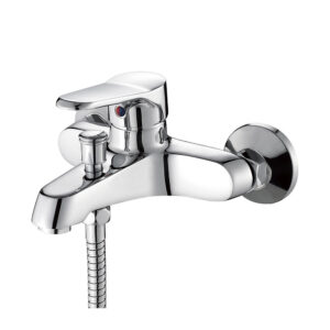 Hot and Cold Water Supplied Single Hole Deck Mounted Chrome Coating Single Handle Wash Basin Faucet