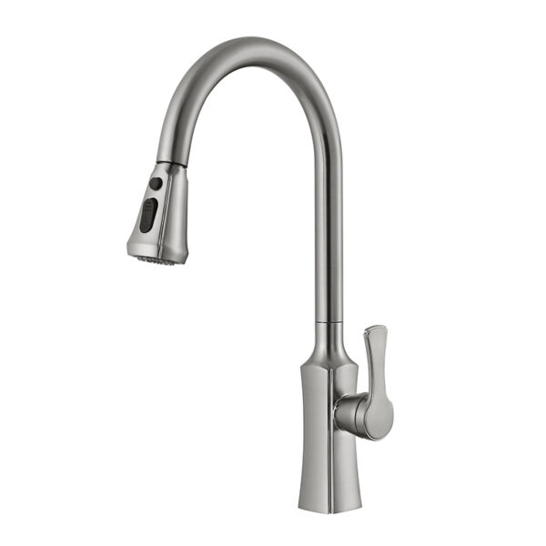 Kitchen Tap Faucet Pull Down Kitchen Taps Mixer Kitchen Tap Brushed (4)