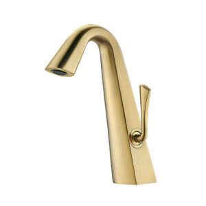 Latest Modern Single Handle Single Hole Bathroom Basin Faucet Hot and Cold Water Mixer Faucet for Bathroom