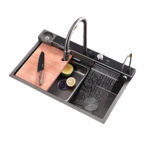 Luxury 304 Stainless Steel Single Bowl Kitchen Sink