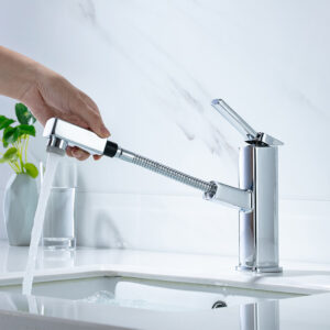 Luxury Stainless Steel Bathroom Sinks Faucet