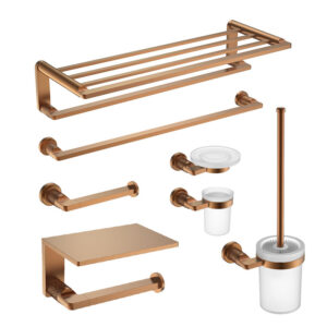 Minimalist 7 Pc Modern Bedroom and Bathroom Accessories Set Hotel Line