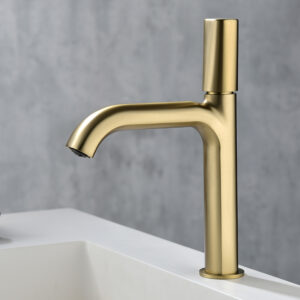 Modern Basin Mxixer Faucet Single Handle Brass Vanity Faucet Deck Mounted Bathroom Sink Faucet