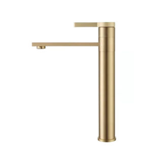 Modern Classic Style Gold Solid Brass Basin Mixer Tap Cold Hot Water Bathroom Sink Faucet