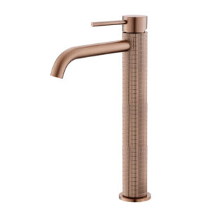 Modern Luxury Single-Handle Brass Wash Basin Taps New Style Hot Cold Water Ceramic Valve Blushed Rose Golden Bathroom Accessory