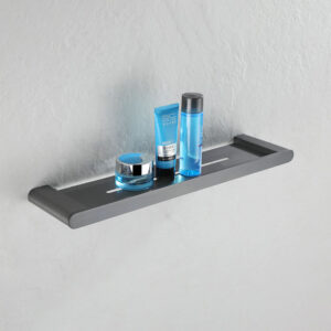 Modern Stainless Steel Bathroom Accessories Waterproof Metal Wall Shelf for Shower Storage Corner Mounted for Hotels