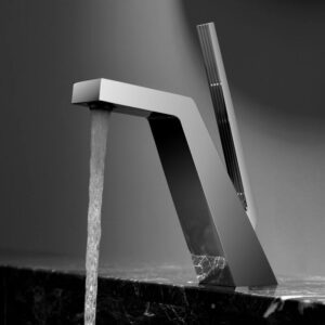 Modern Wash Basin Faucet Polished Chrome Single Handle Bathroom Tap Copper Bathroom Sink Faucet