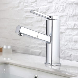 Modern bathroom with faucet