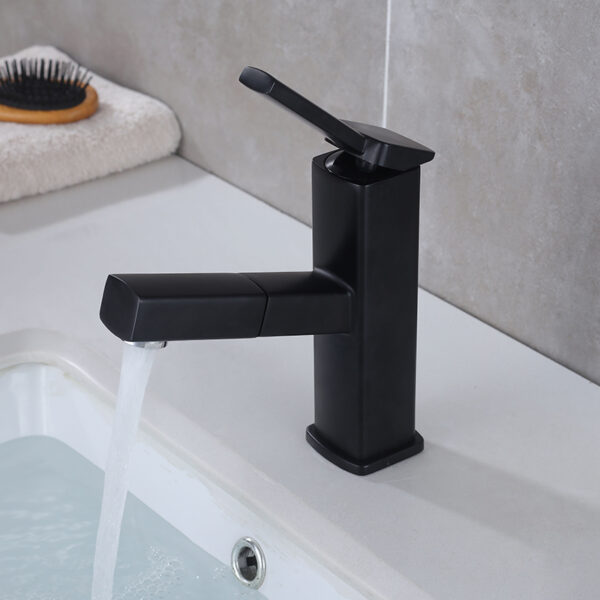 Pull Down Faucet Single Lever Basin Water Taps