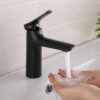 Single hole hot and cold water faucet modern faucet