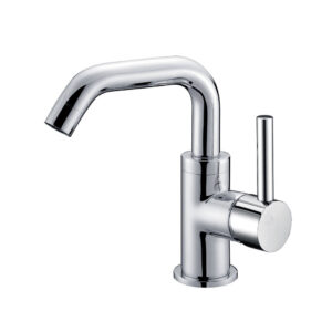 Solid Brass Hand Wash Basin Faucet Deck Mounted Hot and Cold Wash Basin Mixer Taps