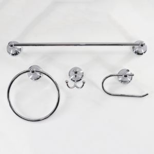 Stainless Steel Chrome 4 PCS  Bathroom Accessories Luxury Set Bathroom Hardware Set Bathroom Accessories Set