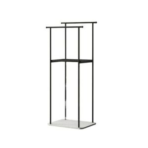 Tall Hanging Drying Stand Towel Rack Metal 2 Tiers Square Towel Holder Multifunctional Hotel Dryer Double Bath Towel Rack