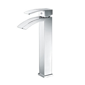 UPC Approved Modern Design Single Handle Copper Chrome Basin Faucet Mixer Water Saving Durable Brass Basin Tap