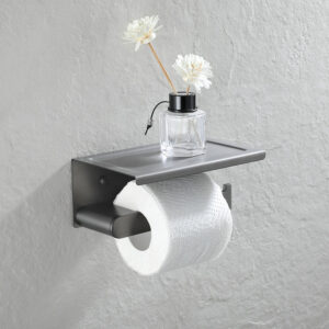 Washroom Attachment Stainless Steel Metal Paper Towel Holder for Toilet and Kitchen