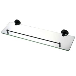 Wholesale Bathroom Shower Vanity Glass Holder Wall Mounted Glass Storage Holder Decorative Glass Wall Shelf