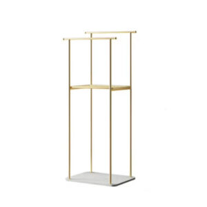 Wholesale Modern Swimming Pool Hotel Double Pipe Bathroom Accessories Tall Square Floor Standing Towel Dryer Rack