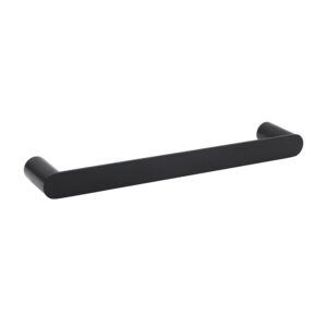 Wholesale Modern Wall Mounted Black Single Towel Bar Bathroom Towel Holder Towel Rail