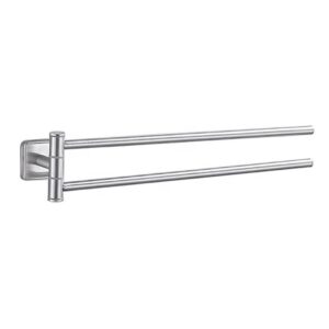 Widely Used Wall Mounted Adjustable Tower Rails Holder Bathroom Accessories 304 Stainless Steel Bathroom Swivel Towel Rack