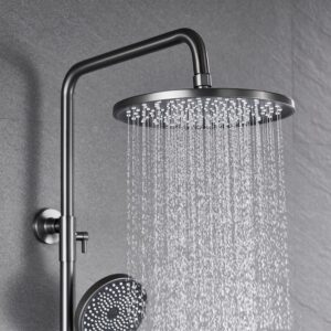 Bath and shower faucet set