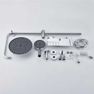 Wall-mounted shower faucet