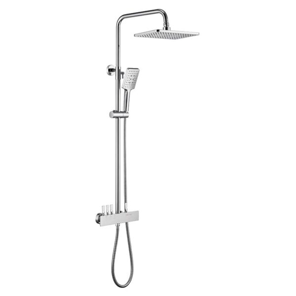 Hot and cold shower bathtub and shower faucet