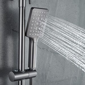 Shower column with hand shower