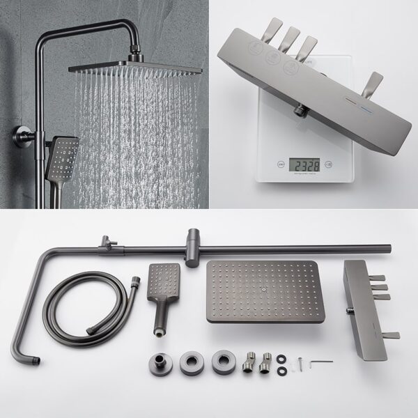 Lever shower