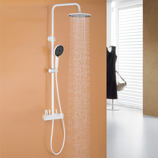 Electroplating bathtub shower faucet in-wall shower faucet